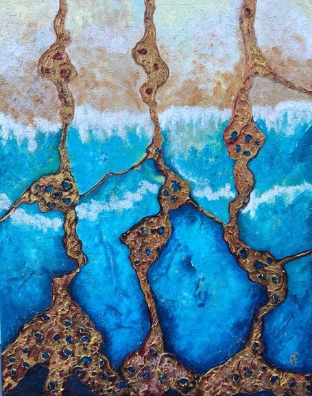 Tavla "Under the line". Dessa två bildar en enhet